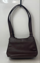 Load image into Gallery viewer, Faded Glory Womens Brown Leather Double Handles Outer Pockets Shoulder Bag