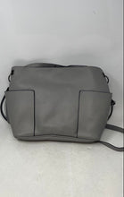 Load image into Gallery viewer, Steve Madden Womens Gray Faux Leather Detachable Strap Shoulder Handbag