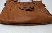 Load image into Gallery viewer, Marco Buggiani Womens Brown Inner Pockets Double Handle Shoulder Purse