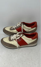 Load image into Gallery viewer, Coach Womens Red Cream Low Top Round Toe Lace-Up Sneakers Shoes Size 8.5B