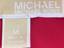 Load image into Gallery viewer, Michael Kors Womens Pink Short Sleeve Round Neck Regular Fit Blouse Top Size M