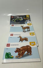 Load image into Gallery viewer, Lot Of 4 Pcs Assorted Lego Creator 3-In-1 Mixed Instruction Manuals For Age 3+