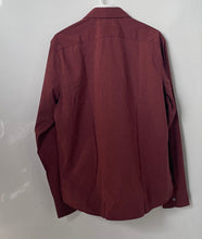 Load image into Gallery viewer, Tom Baine Mens Burgundy Stretch Slim-Fit Long Sleeve Dress Shirt Size XL W/ Tag