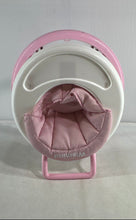 Load image into Gallery viewer, Wismind Pink White Adjustable Height Foldable Rolling Wheels Baby Walker