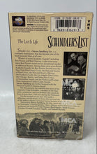 Load image into Gallery viewer, MCA Universal Multicolor Schindler's List VHS Cassette Tape Not Tested