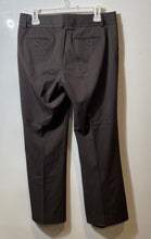 Load image into Gallery viewer, Banana Republic Womens Brown Striped Flat Front Dress Pants Size 10P