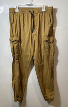 Load image into Gallery viewer, Aeropostale Mens Brown Cotton Elastic Waist Cargo Jogger Pants Size Large
