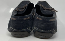 Load image into Gallery viewer, Authentic Salvatore Ferragamo Mens Black Moccasin Shoes Size 9.5 2E Damaged