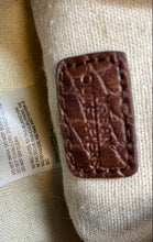 Load image into Gallery viewer, Urban Outfitters Womens Brown Croc Embossed Leather Inner Pocket Hobo Handbag