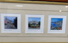 Load image into Gallery viewer, A Collection OF Framed Postcards Depicting Famous Scenes Of Monaco Street Art