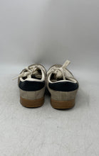 Load image into Gallery viewer, Zara Mens Beige Black Leather Round Toe Lace-Up Sneakers Shoes Size EU 38