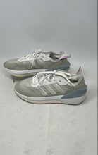 Load image into Gallery viewer, Adidas Womens Avryn IG0645 Off-White Light Blue Lace-Up Tennis Shoes Size 8