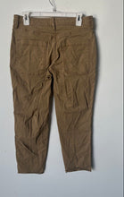 Load image into Gallery viewer, Banana Republic Womens Brown Flat Front Slim Mid-Rise Ankle Pants Size 4