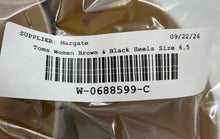 Load image into Gallery viewer, Toms Womens Majorca Brown & Black Side Zip Block Platform Heels Size 6.5