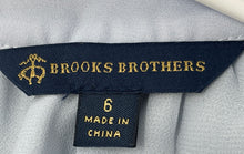 Load image into Gallery viewer, Brooks Brothers Womens Blue Sleeveless Round Neck Keyhole Blouse Top Size 6