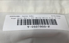 Load image into Gallery viewer, Hugo Boss Mens Off White Cotton Long Sleeve Collared Dress Shirt Size 16 1/2