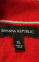 Load image into Gallery viewer, Banana Republic Mens Red Short Sleeve Collared Golf Polo Shirt Size XL