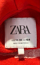 Load image into Gallery viewer, Zara Kids Girls Red White Tokyo Skyline Cropped Pullover Hoodie Size 13-14