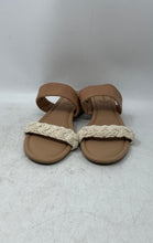 Load image into Gallery viewer, Lucky Brand Womens Razilla Beige White Open Toe Slip-On Slide Sandals Size 10M