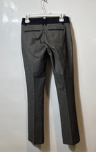 Load image into Gallery viewer, Express Womens Gray Flat Front Slash Pockets Columnist Dress Pants Size 4R