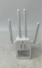 Load image into Gallery viewer, OurLife Model ZJQ-1 White Four Antenna Dual Ethernet Wi-Fi Repeater Not Tested