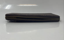 Load image into Gallery viewer, Calvin Klein Womens Brown Signature Print Inner Pockets Zip-Around Wallet