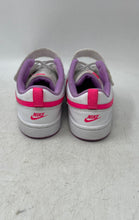 Load image into Gallery viewer, Nike Kids Court Borough Low 2 BQ5451-111 White Lavender Pink Sneaker Shoes Sz 2Y