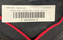 Load image into Gallery viewer, Nike Kids Black Red Miami Heat Tyler Herro #14 Basketball Jersey Size M w/ Tag