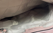 Load image into Gallery viewer, Michael Kors Womens Jet Set Charm Pink Double Zip North South Crossbody Purse