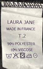 Load image into Gallery viewer, Laura Jane Paris Womens Black V-Neck 3/4 Sleeve Blouse Top Size T2