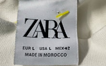 Load image into Gallery viewer, Zara Mens Beige Long Sleeve Mock Neck Stretch Pullover Sweater Size L