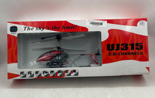 Load image into Gallery viewer, Yiboo Model UJ315 Red 3.5-Channel Remote Control Helicopter Not Tested