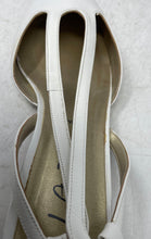 Load image into Gallery viewer, Jazz Womens White Pointed Toe Block Cut-Out Slingback Heels Size 10M