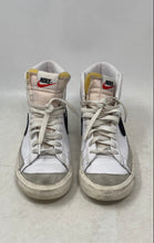 Load image into Gallery viewer, Nike Womens Blazer Mid 77 CZ1055-100 White Black Lace-Up Sneakers Shoes Size 6