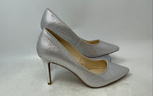 Load image into Gallery viewer, Jessica Simpson Womens Lindiza Silver Pointed Toe Stiletto Pump Heels Size 8.5M