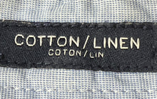 Load image into Gallery viewer, Tommy Hilfiger Mens Yellow Cotton Linen Custom Fit Button-Up Shirt Size Medium