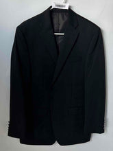 Load image into Gallery viewer, Michael Kors Mens Black Long Sleeve Notch Collar 2-Button Blazer Size 38S