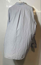 Load image into Gallery viewer, Ralph Lauren Mens Gray Striped Long Sleeve Button-Up Shirt Size XL