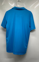Load image into Gallery viewer, Penguin Mens Blue Short Sleeve Spread Collar Golf Polo Shirt Size Small