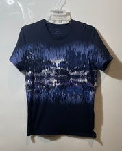 Load image into Gallery viewer, Armani Exchange Mens Blue Short Sleeve Crew Neck Pullover Graphic T-Shirt Size S