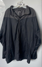 Load image into Gallery viewer, Nike Mens Black Gray Collared Long Sleeve Full-Zip Windbreaker Jacket Size XXL