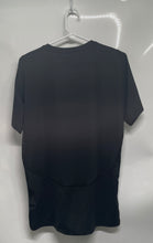 Load image into Gallery viewer, Adidas Mens Black Crew Neck Short Sleeve Tight Fit Pullover T-Shirt Size XL