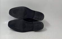 Load image into Gallery viewer, Restoration Boys Milo Black Faux Leather Horse Bit Loafer Dress Shoes Size 6 M