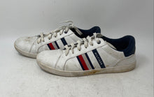 Load image into Gallery viewer, Tommy Hilfiger Mens Thyme White Blue Red Low Top Lace-Up Sneaker Shoes Size 10.5