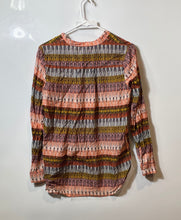 Load image into Gallery viewer, H&M Womens Multicolor Striped Cotton Long Sleeve Henley Neck Blouse Top Size 2