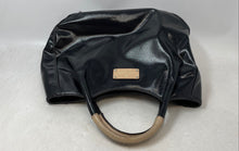 Load image into Gallery viewer, Kate Spade Womens Fulton Street Treesh Black Nude Leather Magnetic Satchel Bag