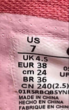 Load image into Gallery viewer, Nike Womens Air Force 1 One Low Pink Lace-Up Low Top Sneaker Shoes Size 7