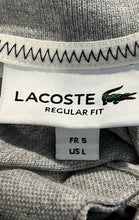 Load image into Gallery viewer, Lacoste Mens Gray Heather Regular Fit Short Sleeve Golf Polo Shirt Size L