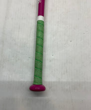 Load image into Gallery viewer, Adidas Pink Lime Green Triple Stripe 2 1/4 Barrel 24” 12 Oz USA Baseball Bat