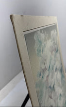Load image into Gallery viewer, Barbara Johnson Study In Blues White Flower Still Life Art Painting